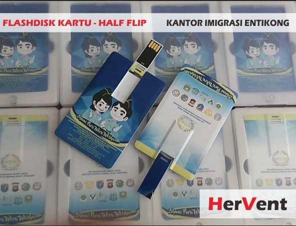 Souvenir Flashdisk Kartu Jakarta Terlalu Keren